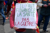 Pension Reform Protesters In Lyon