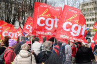 Pension Reform Protesters In Lyon