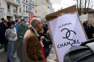 Protesters From The Cultural Sector In Lyon