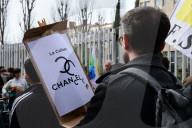 Protesters From The Cultural Sector In Lyon