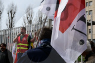 Protesters From The Cultural Sector In Lyon