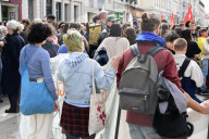 Protesters From The Cultural Sector In Lyon