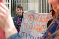 Protesters From The Cultural Sector In Lyon
