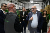 Bruno Bonnell Visits The Bois Paille Factory In Villefranche-sur-Saone