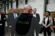 Bruno Bonnell Visits The Bois Paille Factory In Villefranche-sur-Saone