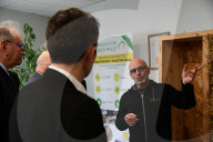 Bruno Bonnell Visits The Bois Paille Factory In Villefranche-sur-Saone