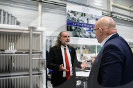Bruno Bonnel Visits The MGA Technologies Company In Civrieux