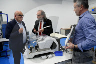 Bruno Bonnel Visits The MGA Technologies Company In Civrieux