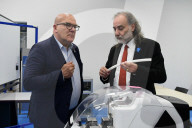 Bruno Bonnel Visits The MGA Technologies Company In Civrieux