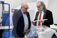 Bruno Bonnel Visits The MGA Technologies Company In Civrieux
