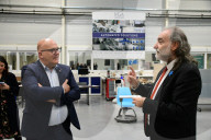 Bruno Bonnel Visits The MGA Technologies Company In Civrieux