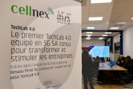 Bruno Bonnel Visits The MGA Technologies Company In Civrieux