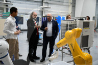 Bruno Bonnel Visits The MGA Technologies Company In Civrieux