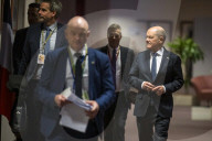 Press conferencies after EU Summit on defence spendings at European Council headquarters in Brussels, Belgium.