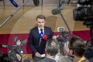 Press conferencies after EU Summit on defence spendings at European Council headquarters in Brussels, Belgium.