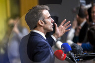 Press conferencies after EU Summit on defence spendings at European Council headquarters in Brussels, Belgium.