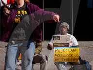 “Study-in” demonstration at Department of Education