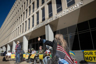 “Study-in” demonstration at Department of Education