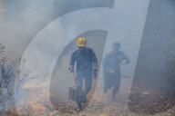 Forest Fire Rages In Nepal