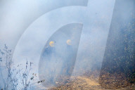 Forest Fire Rages In Nepal