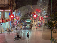 Evening Traffic In Hanoi
