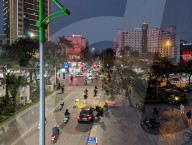 Evening Traffic In Hanoi
