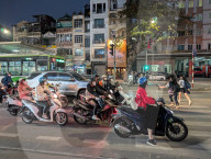 Evening Traffic In Hanoi