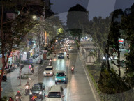 Evening Traffic In Hanoi