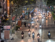 Evening Traffic In Hanoi