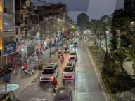 Evening Traffic In Hanoi
