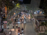 Evening Traffic In Hanoi