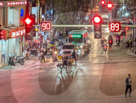 Evening Traffic In Hanoi