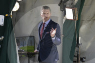 DC: Sec of Def Hegseth hold a White House gaggling