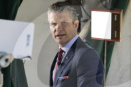 DC: Sec of Def Hegseth hold a White House gaggling