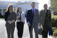 DC: Sec of Def Hegseth hold a White House gaggling