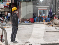 Construction Site In Hanoi