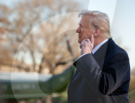 Trump departs White House on Marine One, March 21, 2025