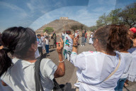 People Welcoming Spring Equinox In Queretaro