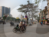 Street Scene In Hanoi