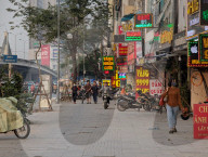 Street Scene In Hanoi