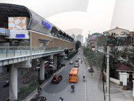 Ga Lang Station And Surrounding Street In Hanoi