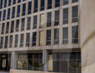 View Of The VOA Building And View Of The Department Of Education