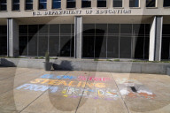 View Of The VOA Building And View Of The Department Of Education