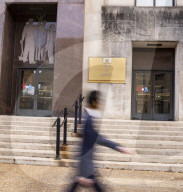View Of The VOA Building And View Of The Department Of Education