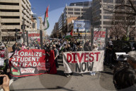 GW Students Protesting The University Not Divesting There Investments And  Letting ICE 