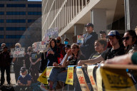 Anti-DOGE demonstration at Department of Education