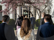 Trump departs White House on Marine One, March 21, 2025