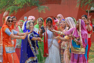 Traditional Bindori Procession Ahead Of Gangaur Festival In Jaipur  