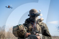 Drone Trial Of A Military Unit Of The Ukrainian Army