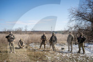 Drone Trial Of A Military Unit Of The Ukrainian Army